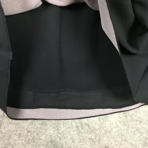 Wilfred Dress XXS Faux Wrap Black Gold Cocktail Evening Semi Formal Holiday - Picture 12 of 16